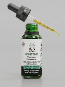 CBD and CBG Full Spectrum Oil for Sleep & Pain Relief - My X Wellness