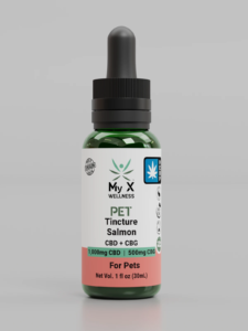 My X Wellness pet CBD tincture product